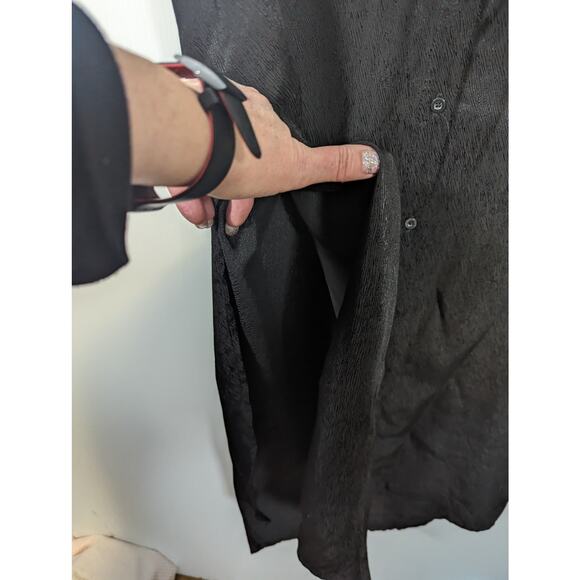 Comme des Garçons Blazer Wool Linen Army Green Faux Pocket Stitch Sz M NWT - Picture 9 of 12